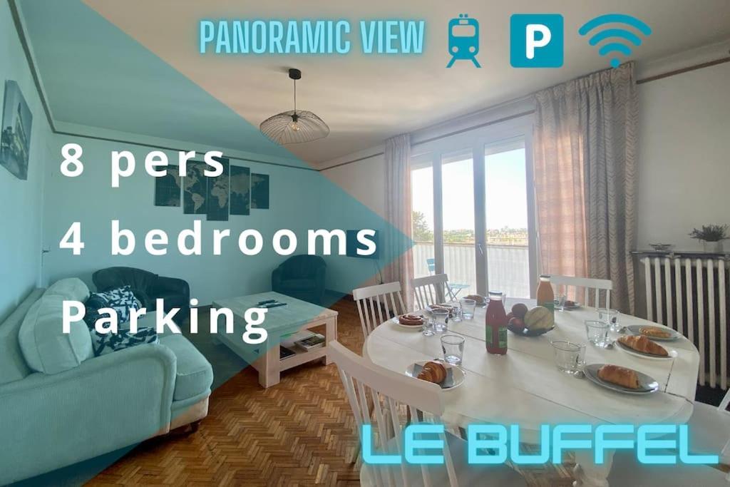 Le Buffel - Appartement 4 Chambres, Parking, Wi-Fi, Tram - 8Pers Монпелье Экстерьер фото